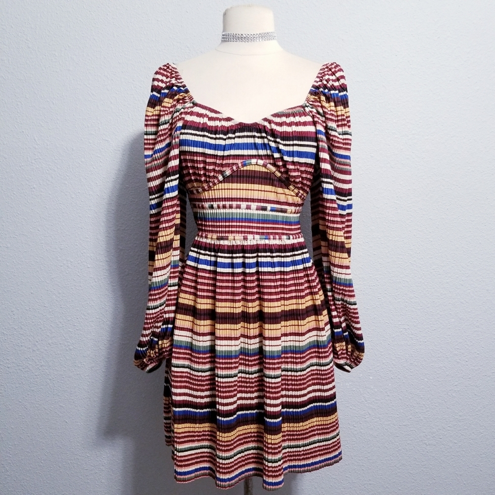 Zara stripe vintage style dress MEDIUM